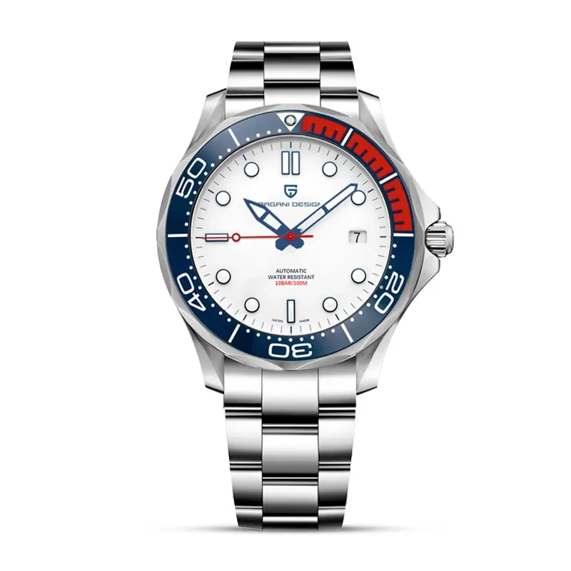Pagani Design PD-1667 '007' James Bond White Dial Men's Watch